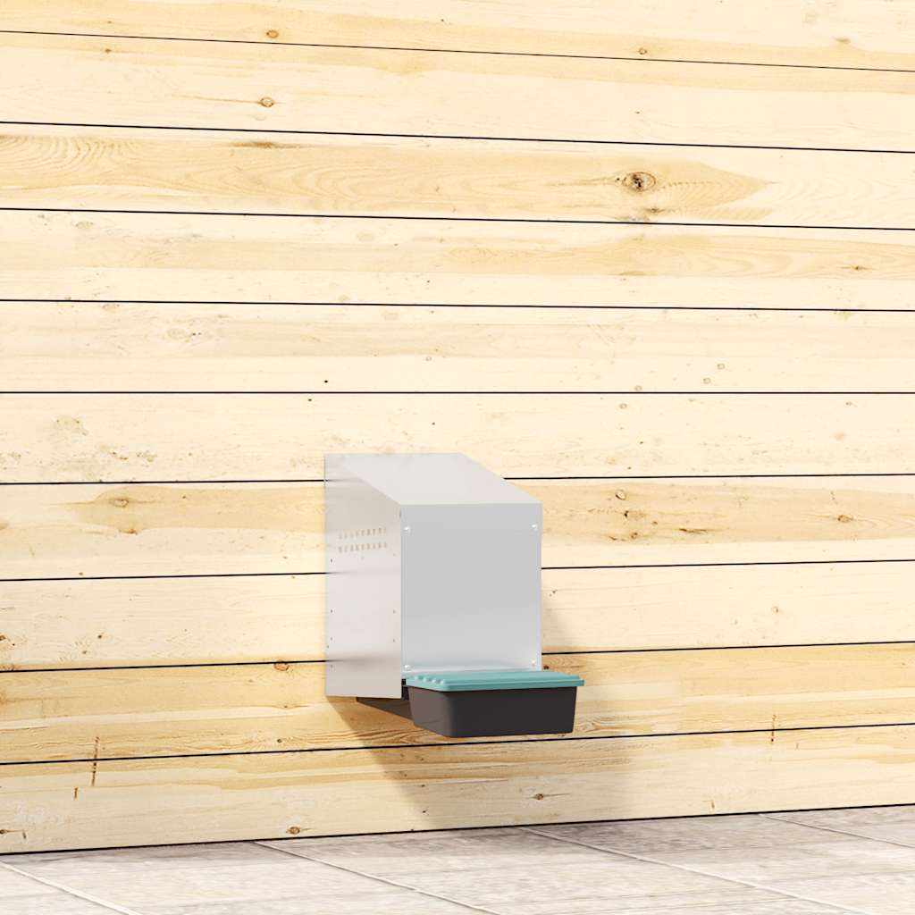 Hönsholk med 1 fack Väggmonterad galvaniserad stål