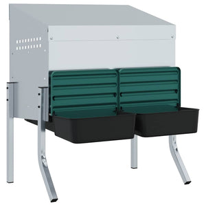 Hönsholk 2 fack med ben galvaniserat stål