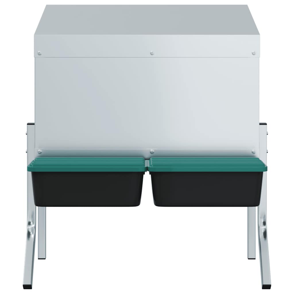 Hönsholk 2 fack med ben galvaniserat stål