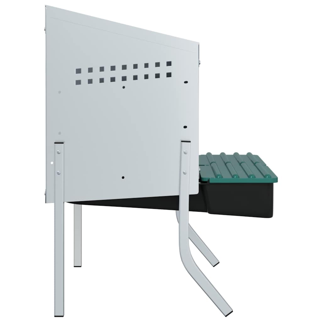 Hönsholk 2 fack med ben galvaniserat stål