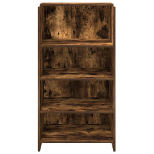 Receptionsdisk rökfärgad ek 55x50x103,5 cm konstruerat trä