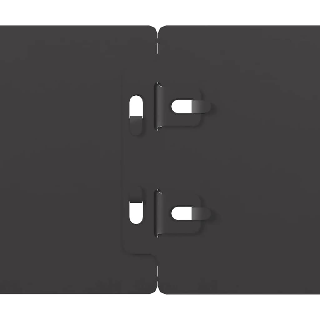 Rabattkanter 10 st svart 10x103 cm kallvalsat stål