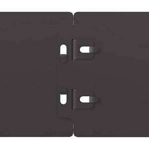 Rabattkanter 10 st svart 10x103 cm kallvalsat stål