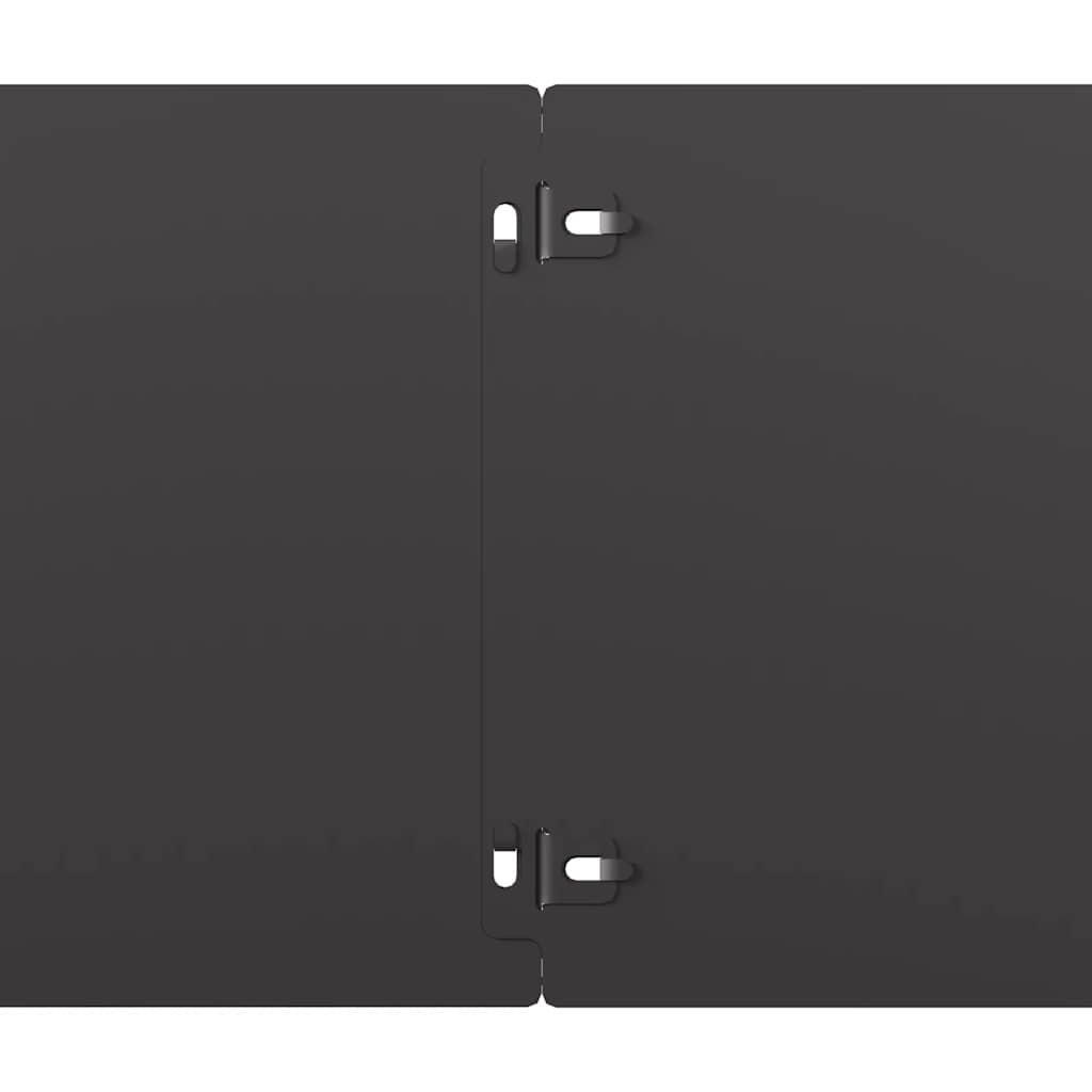 Rabattkanter 30 st svart 20x103 cm kallvalsat stål