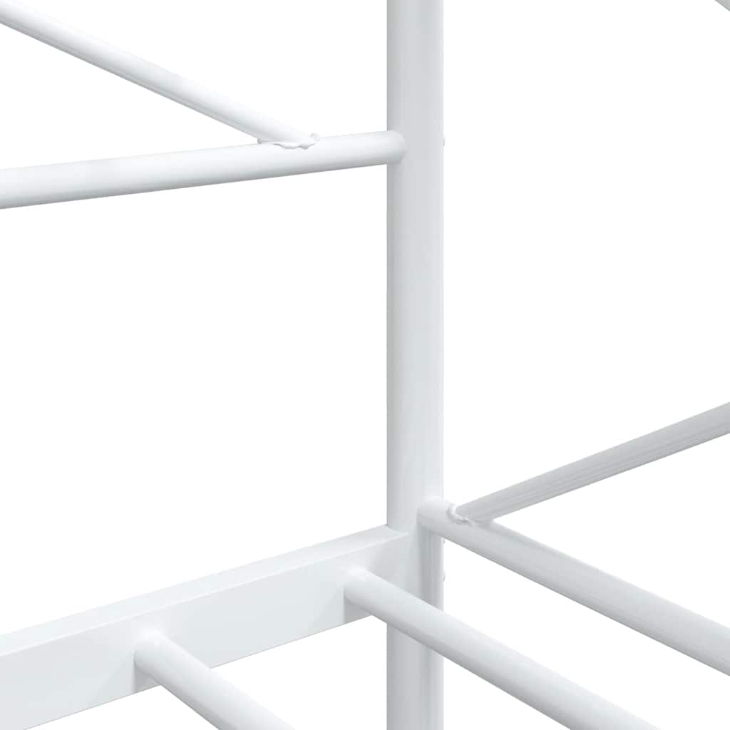 Dagbädd utan madrass vit 75x190 cm stål