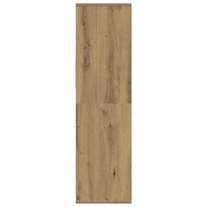 Bokhylla hantverksmässig ek 34x31x112 cm konstruerat trä