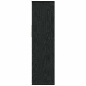 Bokhylla svart 34x31x112 cm konstruerat trä