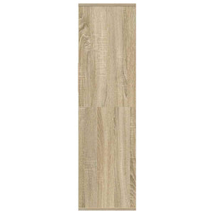 Bokhylla sonoma-ek 34x31x112 cm konstruerat trä