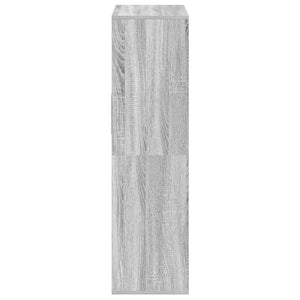 Bokhylla grå sonoma 66x31x112 cm konstruerat trä