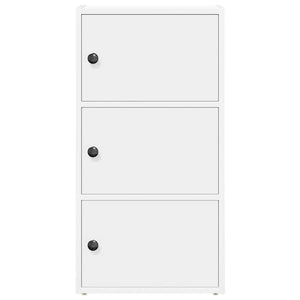 Bokhylla vit 40x24x77 cm konstruerat trä