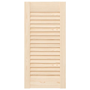 Skåpsdörrar lamelldesign 2 st 61,5x29,5 cm massivt trä furu
