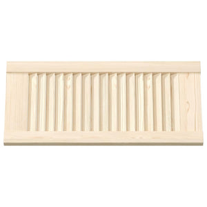 Skåpsdörrar lamelldesign 2 st 61,5x29,5 cm massivt trä furu