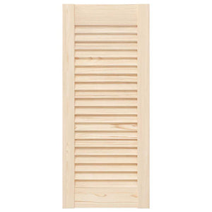 Skåpsdörrar lamelldesign 2 st 69x29,5 cm massivt trä furu
