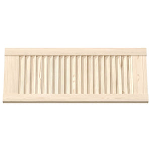 Skåpsdörrar lamelldesign 2 st 69x29,5 cm massivt trä furu