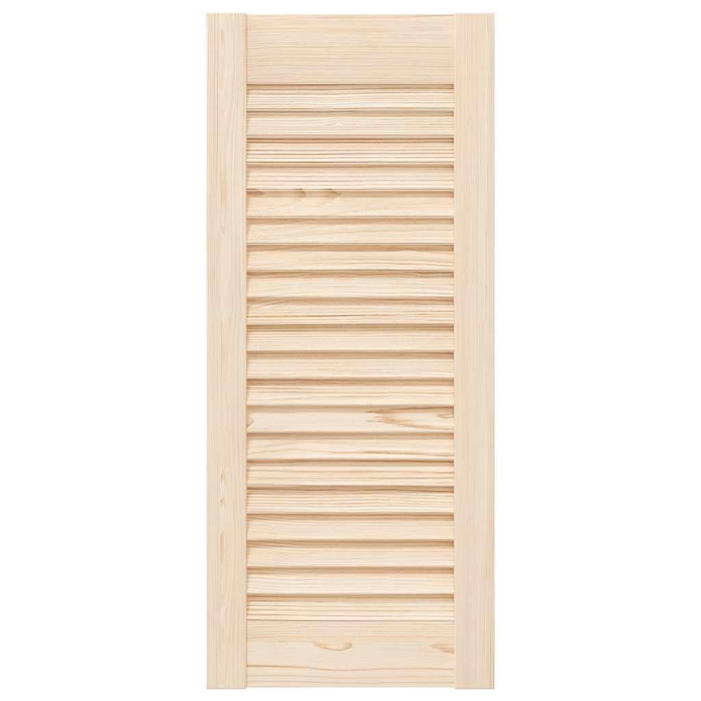 Skåpsdörrar lamelldesign 4 st 69x29,5 cm massivt trä furu