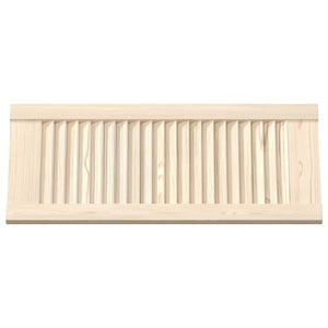 Skåpsdörrar lamelldesign 4 st 69x29,5 cm massivt trä furu