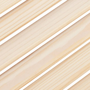 Skåpsdörrar lamelldesign 4 st 69x29,5 cm massivt trä furu