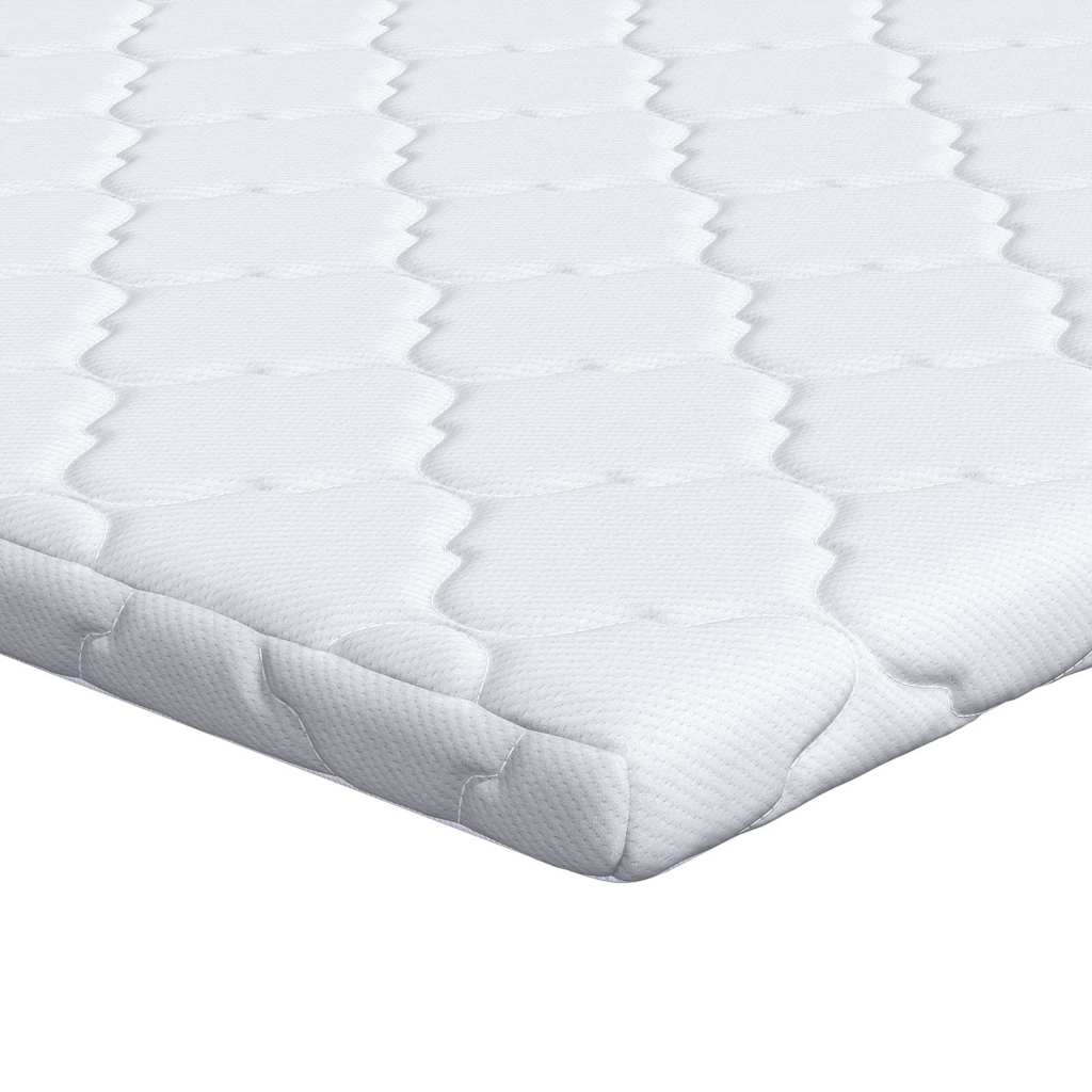 Kokostopper Vit 100 x 200 cm Jacquardtyg