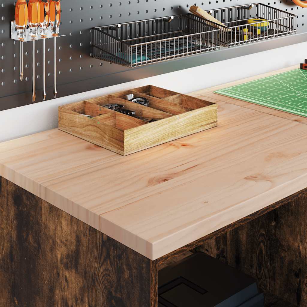 Garageskåp Sonoma ek 60x51x85 cm massiv trä furu