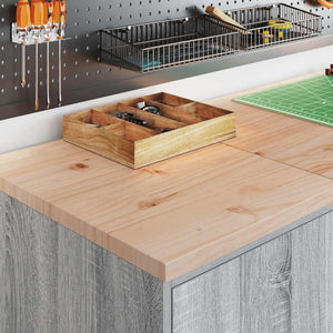 Förvaringsskåp för garage grå sonoma 40x51x85 cm