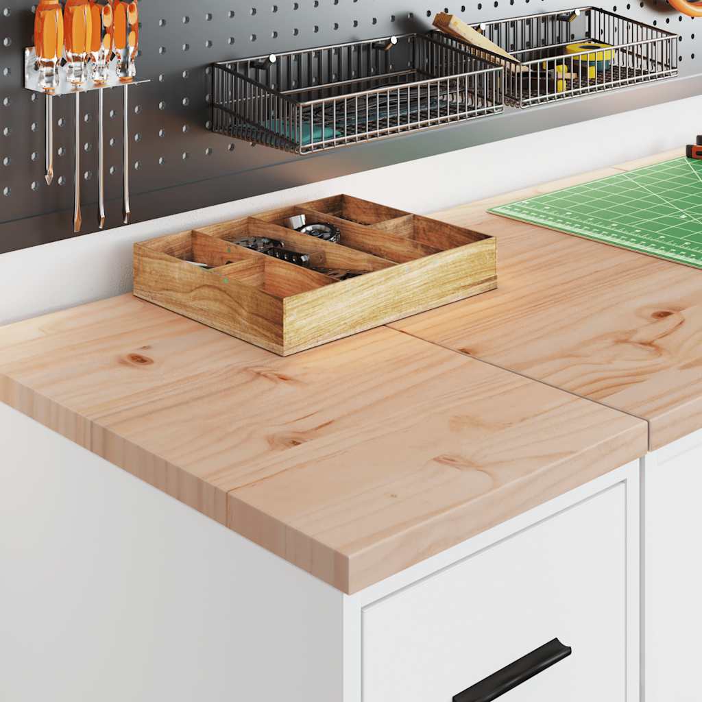 Förvaringsskåp för garage vit 30x51x85 cm massivt trä furu