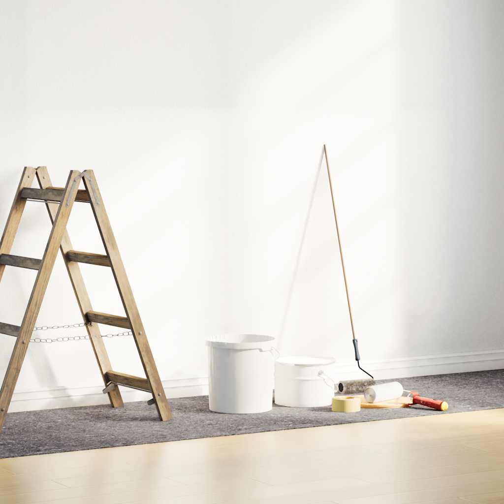 Halkfri målarduk 5 m 220 g/m² Grå