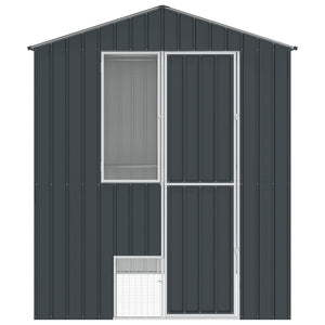 Fågelbur Antracit 215 x 210 x 247 cm Galvaniserat stål