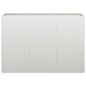 Planteringskärl 120x40x80 cm rostfritt stål