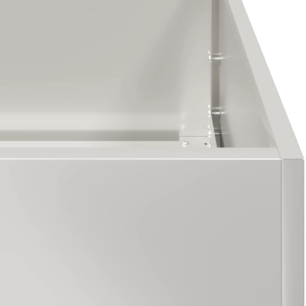 Planteringskärl 120x40x80 cm rostfritt stål