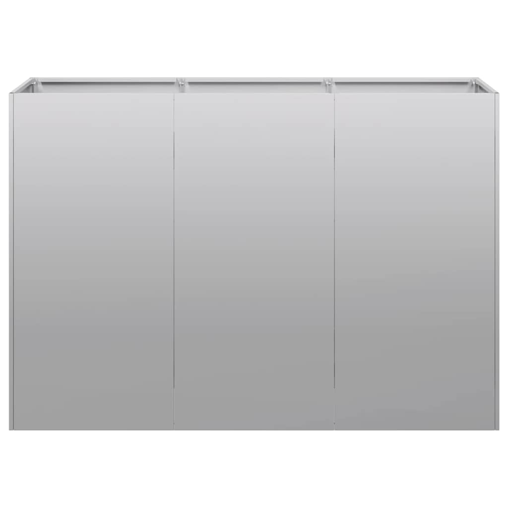 Planteringskärl 120x40x80 cm galvaniserat stål