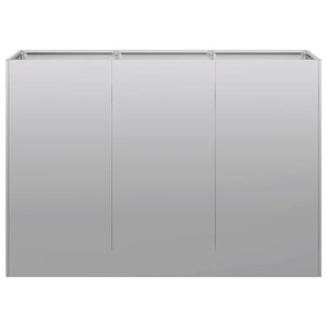 Planteringskärl 120x40x80 cm galvaniserat stål