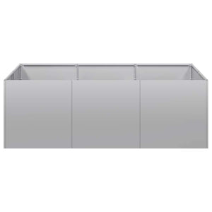 Planteringskärl 120x80x40 cm galvaniserat stål