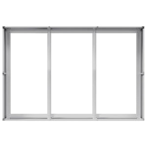 Planteringskärl 120x80x40 cm galvaniserat stål