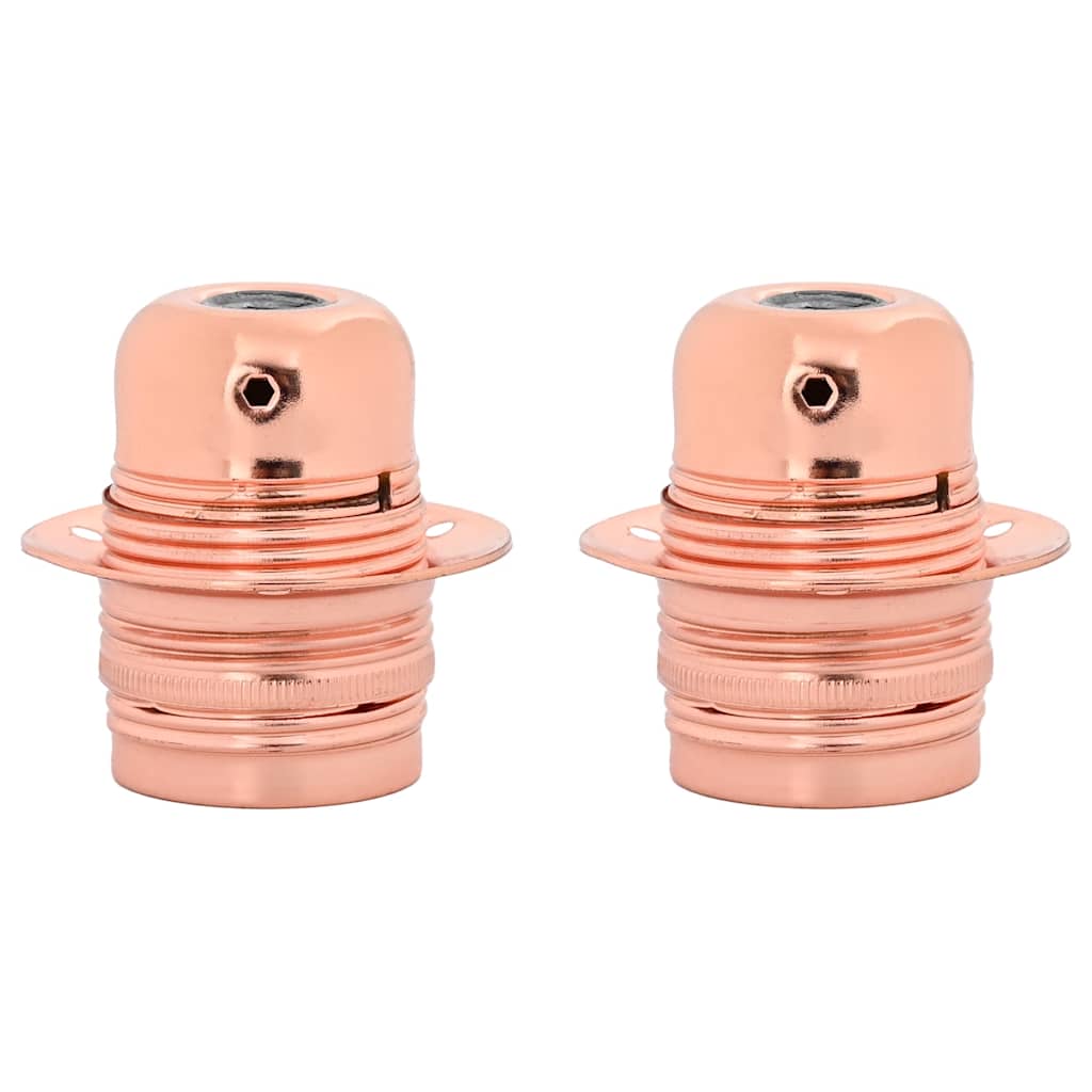 Lamphållare 2 st roséguld E27
