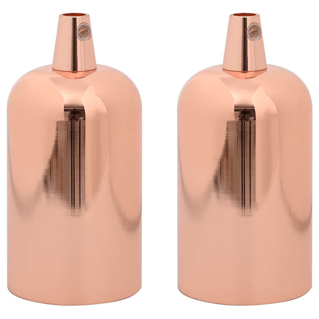 Lamphållare 2 st roséguld E27