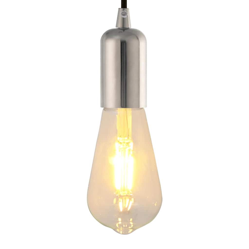 Lamphållare 2 st Satin Nickel E27