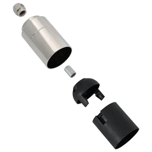 Lamphållare 2 st Satin Nickel E27