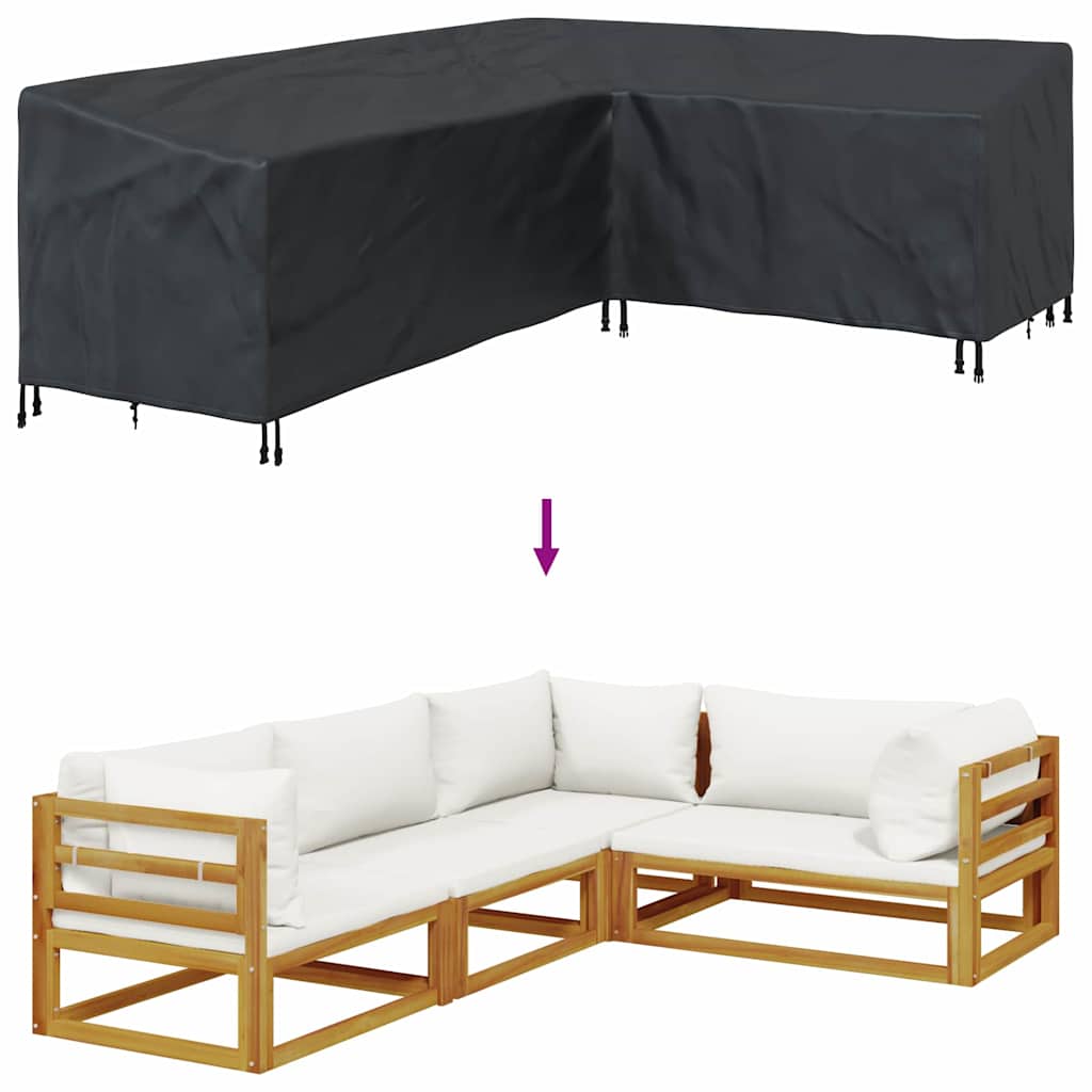 Möbelöverdrag Svart 250 x 180 x 80 cm 420D Oxford Tyg