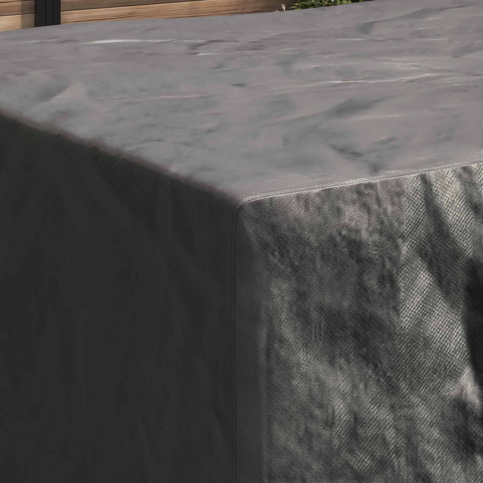 Möbelöverdrag Enfärgad Svart 240 x 190 x 90 cm 210D