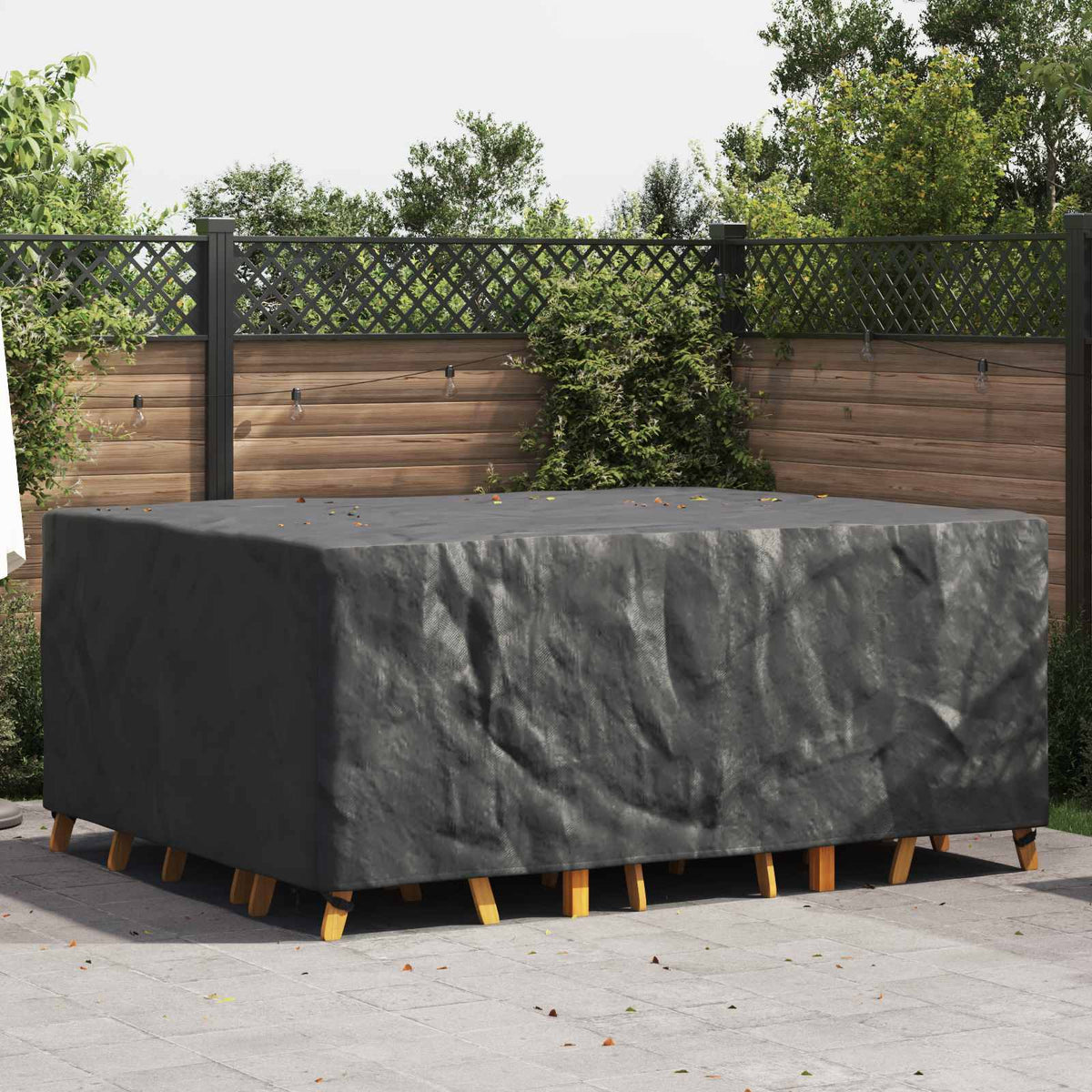 Möbelöverdrag Enfärgad Svart 240 x 190 x 90 cm 210D