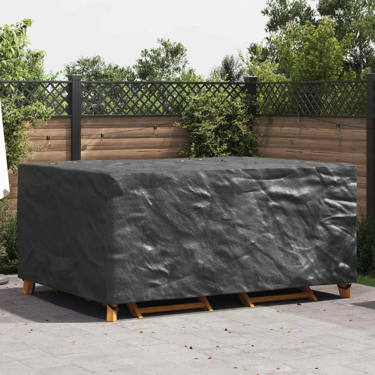 Möbelöverdrag Enfärgad Svart 240 x 160 x 100 cm 420D