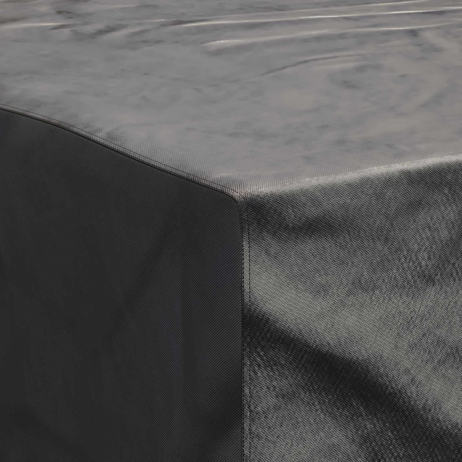 Möbelöverdrag Enfärgad Svart 300 x 250 x 100 cm 420D