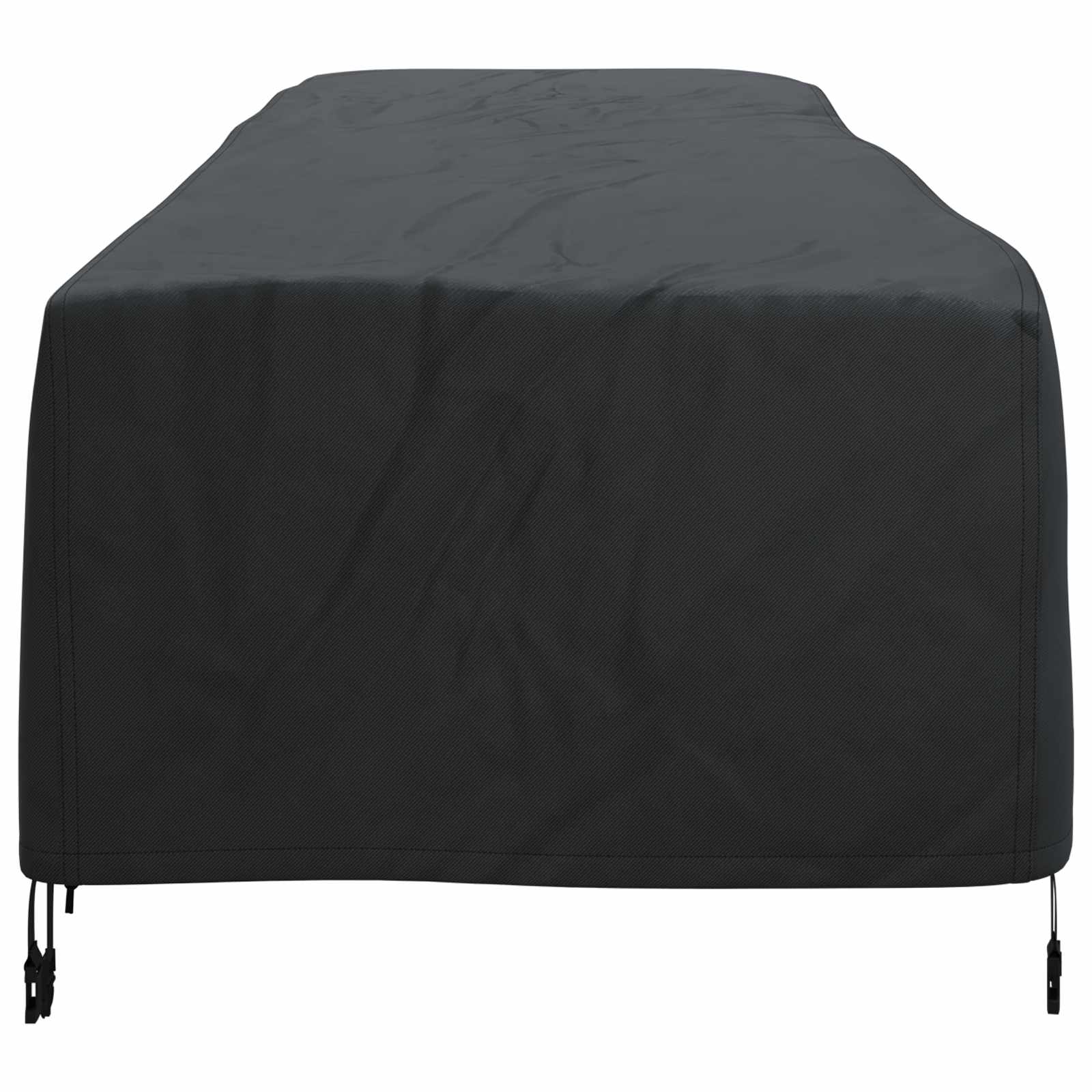 Loungers Täckning Enfärgad Svart 74 x 210 x 40 cm tyg