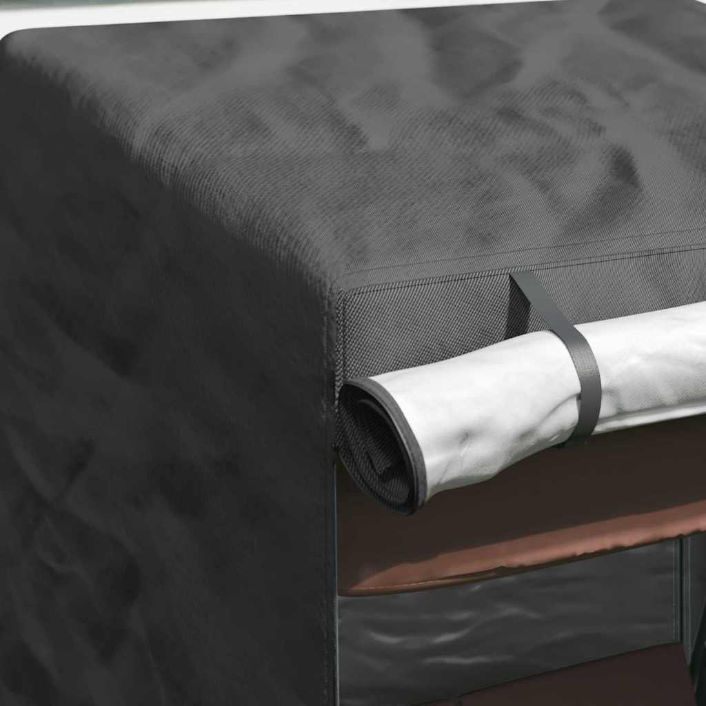 Skydd för utomhusgunga Svart 120 x 90 x 155 cm 210D Oxford Tyg