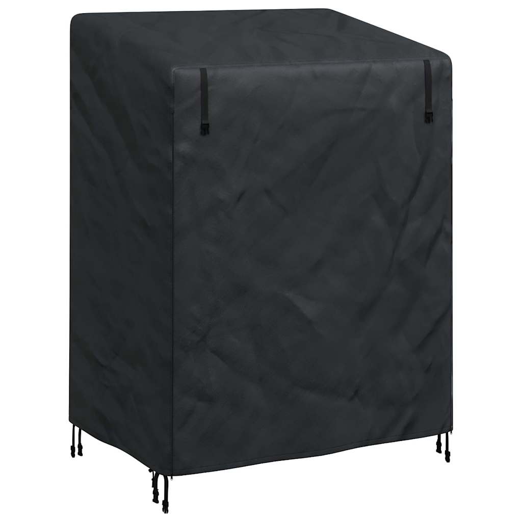 Skydd för utomhusgunga Svart 120 x 90 x 155 cm 420D Oxford Tyg