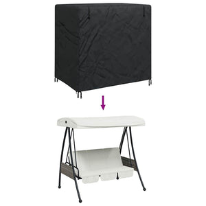 Skydd för utomhusgunga Svart