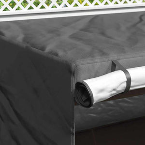 Skydd för utomhusgunga Svart 220 x 150 x 150 cm 210D Oxford Tyg