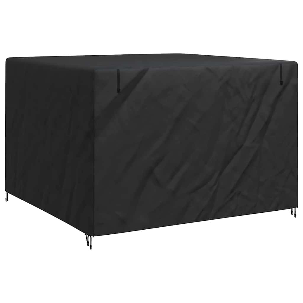 Skydd för utomhusgunga Svart 250 x 250 x 160 cm 600D Oxford Tyg