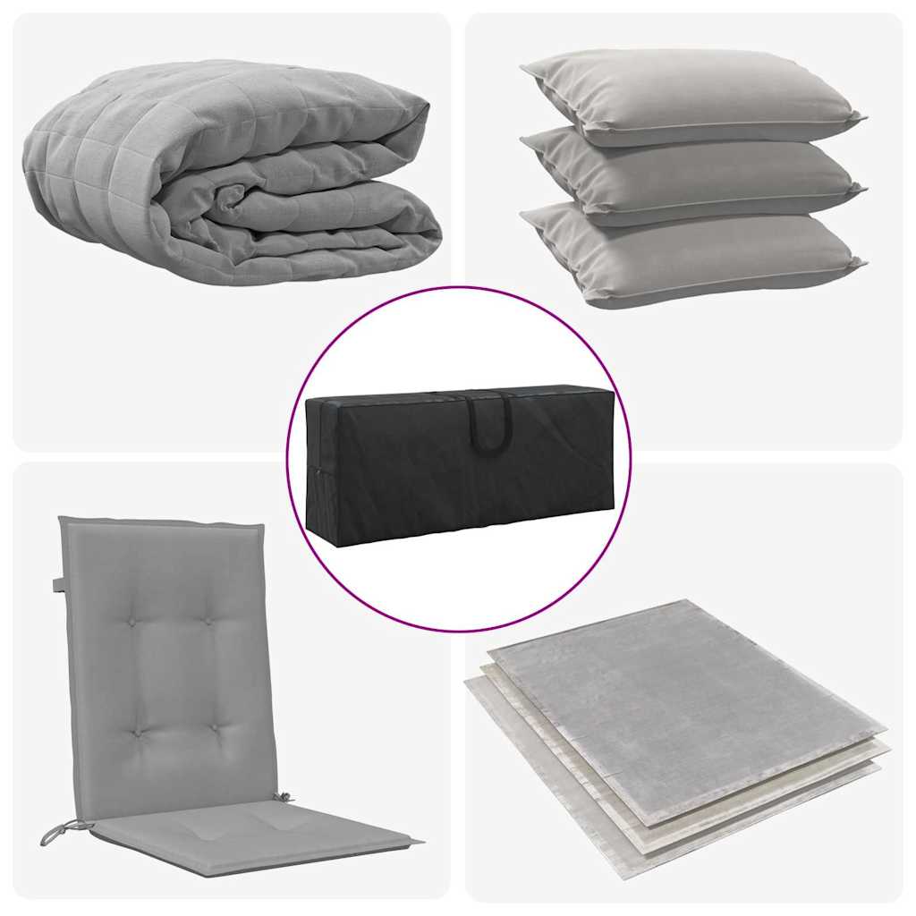 Utomhus Förvaringsväska Svart 125 x 32 x 50 cm 210D Oxford Tyg