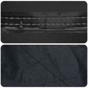 Utomhusmöbelöverdrag Svart 203 x 81 x 63 cm 210D Oxford Tyg